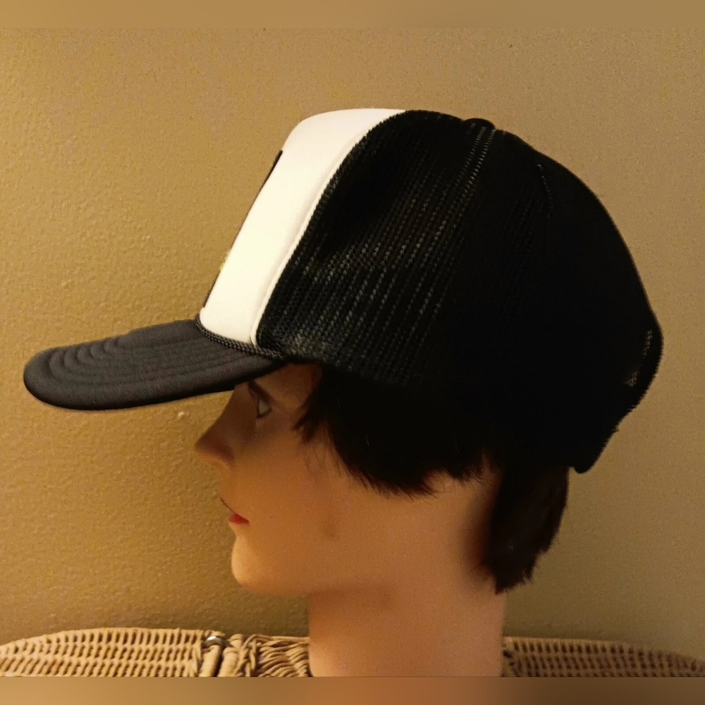 Bob Ross Happy Little Trees Trucker cap hat & t-shirt Otto Famous Foam Front - Picture 7 of 11